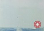 Image of battleships Pacific Ocean, 1945, second 1 stock footage video 65675052148