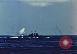 Image of battleships Pacific Ocean, 1945, second 4 stock footage video 65675052148