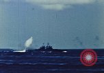 Image of battleships Pacific Ocean, 1945, second 5 stock footage video 65675052148