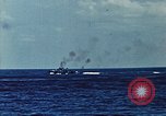 Image of battleships Pacific Ocean, 1945, second 9 stock footage video 65675052148