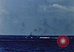 Image of battleships Pacific Ocean, 1945, second 16 stock footage video 65675052148