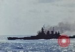 Image of battleships Pacific Ocean, 1945, second 20 stock footage video 65675052148