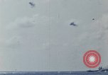 Image of battleships Pacific Ocean, 1945, second 52 stock footage video 65675052148