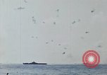 Image of battleships Pacific Ocean, 1945, second 57 stock footage video 65675052148