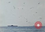 Image of battleships Pacific Ocean, 1945, second 62 stock footage video 65675052148
