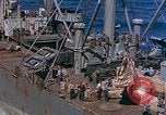 Image of ammunition ship Pacific Ocean, 1945, second 17 stock footage video 65675052155