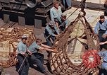 Image of ammunition ship Pacific Ocean, 1945, second 62 stock footage video 65675052155