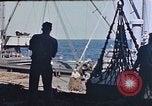 Image of hangar deck of carrier Pacific Ocean, 1945, second 8 stock footage video 65675052156