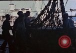 Image of hangar deck of carrier Pacific Ocean, 1945, second 22 stock footage video 65675052156