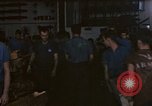 Image of hangar deck of carrier Pacific Ocean, 1945, second 27 stock footage video 65675052156