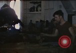 Image of hangar deck of carrier Pacific Ocean, 1945, second 34 stock footage video 65675052156