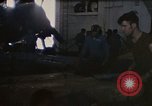Image of hangar deck of carrier Pacific Ocean, 1945, second 36 stock footage video 65675052156
