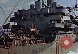 Image of ammunition ship Pacific Ocean, 1945, second 49 stock footage video 65675052157
