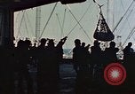 Image of hangar deck of carrier Pacific Ocean, 1945, second 11 stock footage video 65675052158