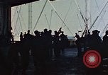 Image of hangar deck of carrier Pacific Ocean, 1945, second 16 stock footage video 65675052158