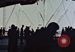 Image of hangar deck of carrier Pacific Ocean, 1945, second 18 stock footage video 65675052158