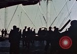 Image of hangar deck of carrier Pacific Ocean, 1945, second 20 stock footage video 65675052158