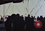 Image of hangar deck of carrier Pacific Ocean, 1945, second 23 stock footage video 65675052158