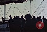 Image of hangar deck of carrier Pacific Ocean, 1945, second 30 stock footage video 65675052158
