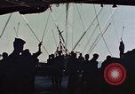 Image of hangar deck of carrier Pacific Ocean, 1945, second 36 stock footage video 65675052158