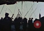 Image of hangar deck of carrier Pacific Ocean, 1945, second 37 stock footage video 65675052158