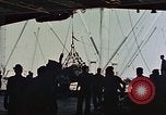 Image of hangar deck of carrier Pacific Ocean, 1945, second 48 stock footage video 65675052158