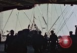 Image of hangar deck of carrier Pacific Ocean, 1945, second 49 stock footage video 65675052158
