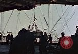 Image of hangar deck of carrier Pacific Ocean, 1945, second 50 stock footage video 65675052158