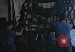 Image of hangar deck of carrier Pacific Ocean, 1945, second 59 stock footage video 65675052158