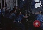 Image of hangar deck of carrier Pacific Ocean, 1945, second 62 stock footage video 65675052158