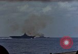 Image of battleship Pacific Ocean, 1945, second 4 stock footage video 65675052159