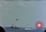 Image of battleship Pacific Ocean, 1945, second 20 stock footage video 65675052159