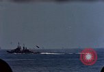 Image of battleship Pacific Ocean, 1945, second 21 stock footage video 65675052159