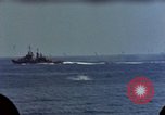 Image of battleship Pacific Ocean, 1945, second 23 stock footage video 65675052159