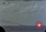 Image of battleship Pacific Ocean, 1945, second 24 stock footage video 65675052159