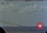 Image of battleship Pacific Ocean, 1945, second 25 stock footage video 65675052159