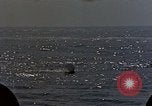Image of battleship Pacific Ocean, 1945, second 58 stock footage video 65675052159