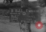 Image of bridge building across Naktong River Korea, 1950, second 9 stock footage video 65675052161