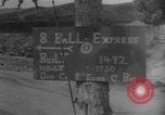 Image of bridge building across Naktong River Korea, 1950, second 10 stock footage video 65675052161