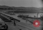 Image of bridge building across Naktong River Korea, 1950, second 17 stock footage video 65675052161