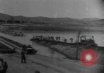 Image of bridge building across Naktong River Korea, 1950, second 20 stock footage video 65675052161