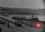 Image of bridge building across Naktong River Korea, 1950, second 22 stock footage video 65675052161