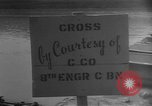 Image of bridge building across Naktong River Korea, 1950, second 25 stock footage video 65675052161
