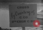 Image of bridge building across Naktong River Korea, 1950, second 26 stock footage video 65675052161