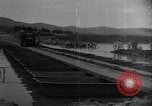 Image of bridge building across Naktong River Korea, 1950, second 27 stock footage video 65675052161