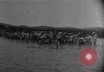 Image of bridge building across Naktong River Korea, 1950, second 30 stock footage video 65675052161