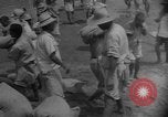 Image of bridge building across Naktong River Korea, 1950, second 35 stock footage video 65675052161