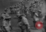 Image of bridge building across Naktong River Korea, 1950, second 38 stock footage video 65675052161