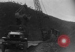 Image of bridge building across Naktong River Korea, 1950, second 48 stock footage video 65675052161