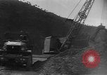 Image of bridge building across Naktong River Korea, 1950, second 54 stock footage video 65675052161